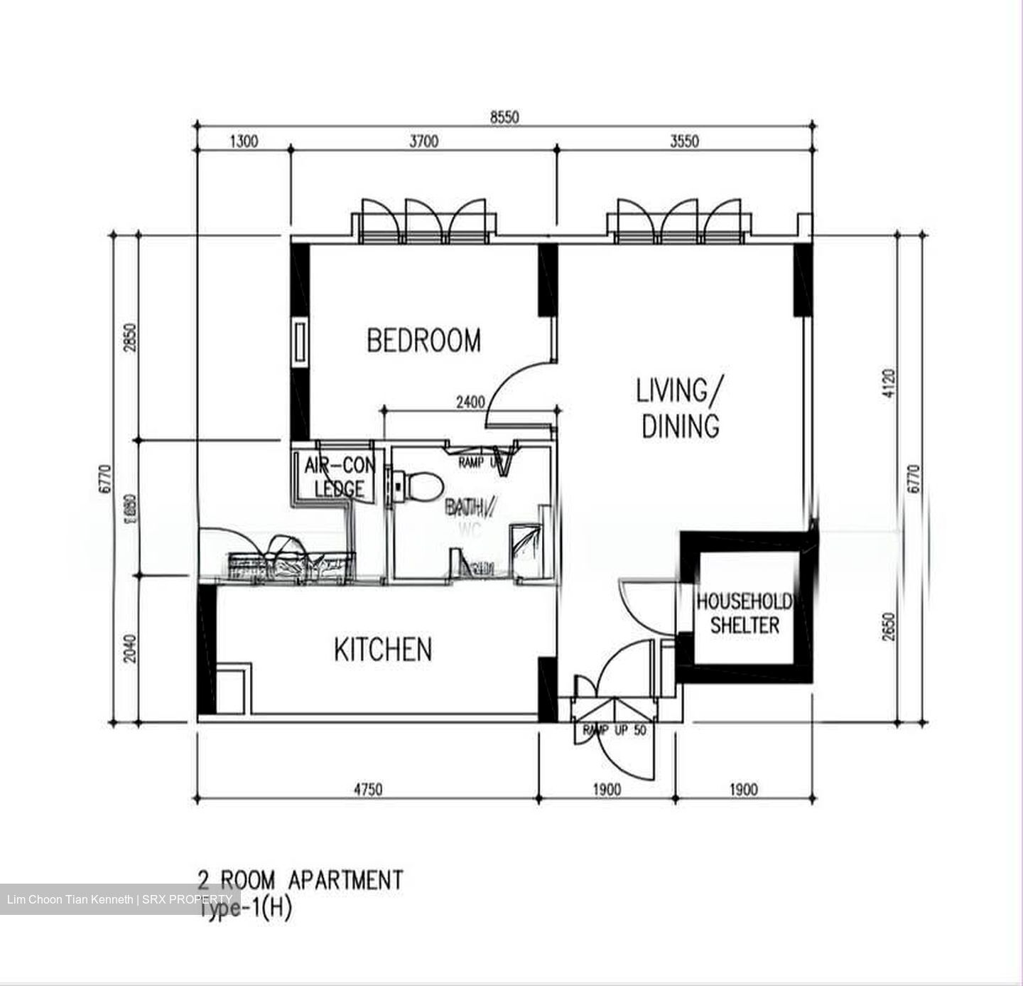 Blk 808B Chai Chee Road (Bedok), HDB 2 Rooms #590811121